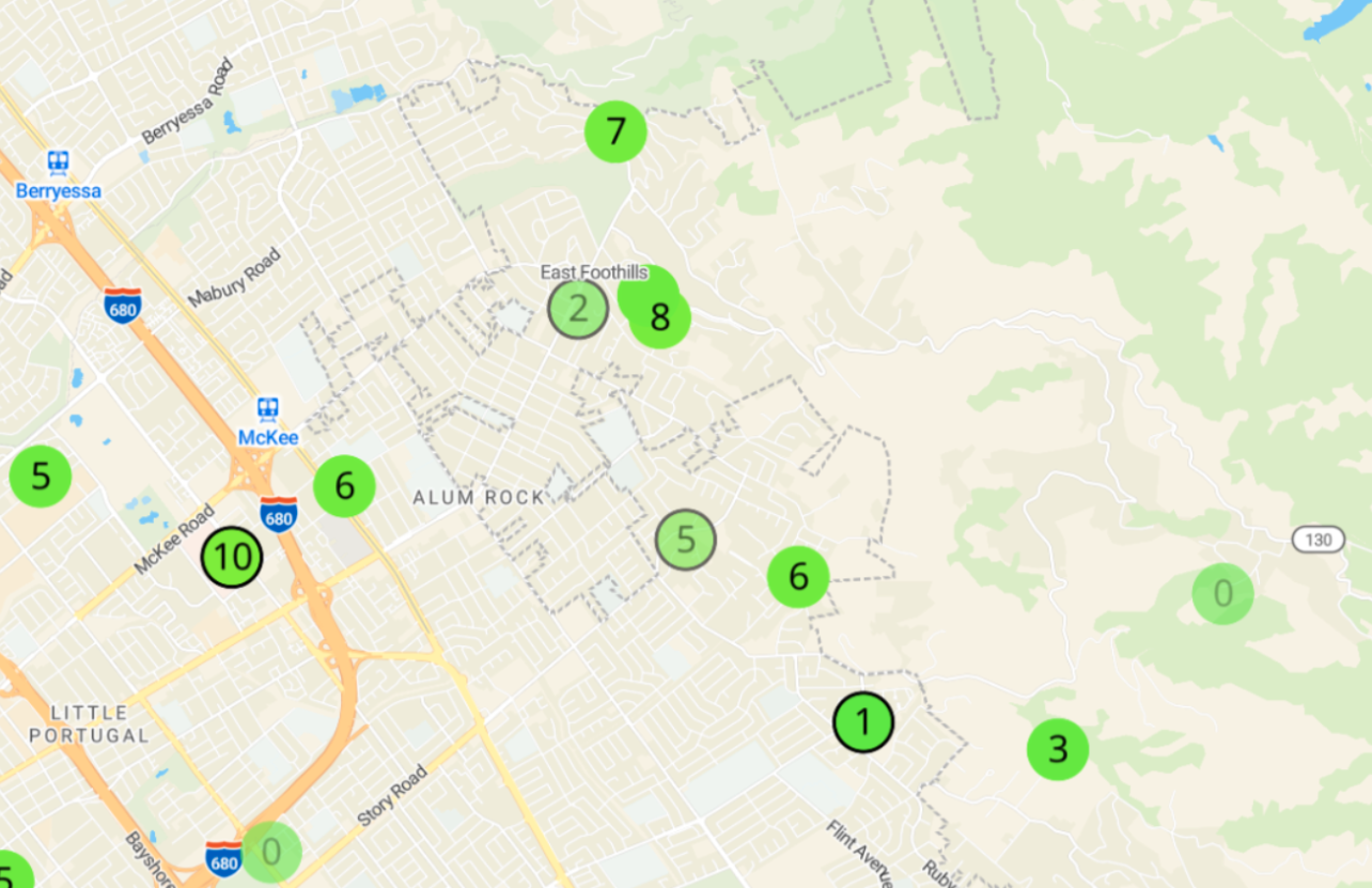 Air quality monitoring in Alum Rock Union School District