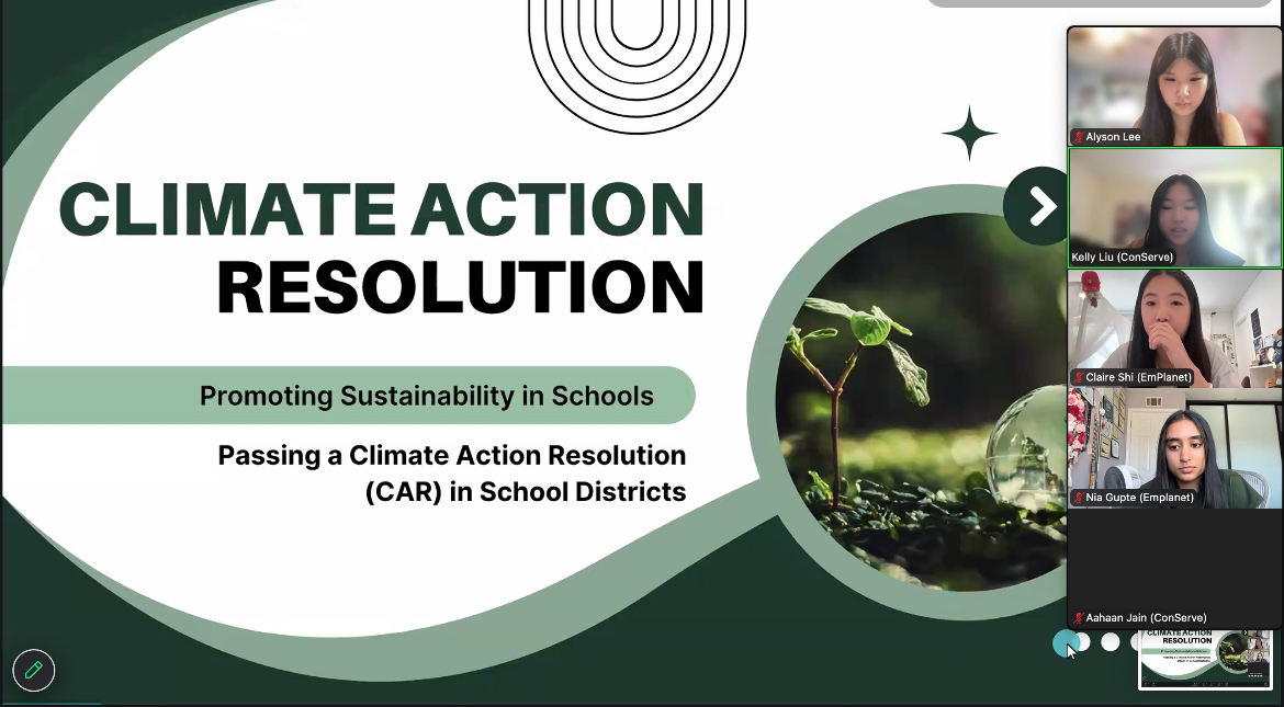 ConServe climate action and air quality workshop with students