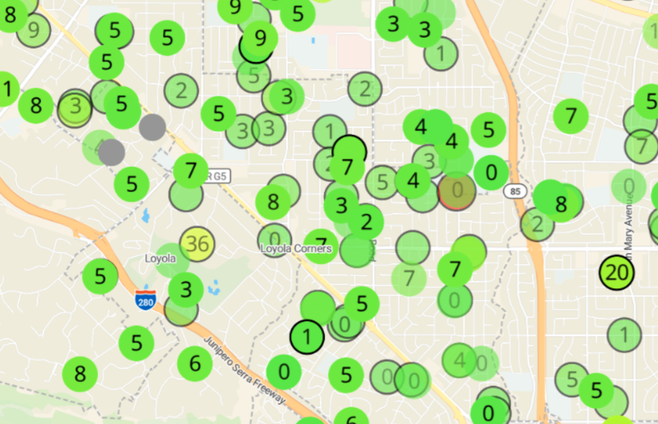 Air quality monitoring in Campbell Union High School District